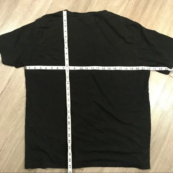 Charlie Brown Black with White V-Neck T-Shirt - Picture 4 of 4